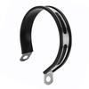 Motorcycle Exhaust Muffler Pipe Silencer Pipe Hanger Mount Bracket Stainless Steel Black Silver sy Install Sturdy Most Motorcycle Semicircle Shape