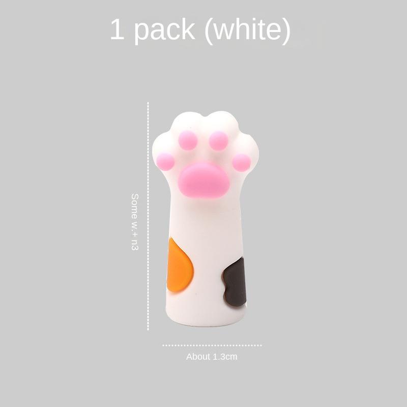 Kawaii Cat Pencil Cap Мультяшна силіконова ручка Топпер Чохли для дітей Милий подовжувач олівця Канцтовари Шкільне приладдя