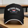Cappellino da Baseball con Bandiera Olandese Cappellino Trucker Vintage Primavera Unisex Donna Kpop Rock Cappellini da Baseball