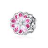 Nouveau Charm Tournesol Trèfle à Quatre Feuilles en Cuivre Ressorté Compatible Collier Bracelet Original Bijoux Femme Anniversaire Cadeau Bricolage