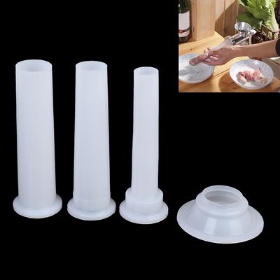 1Set Meat Grinder Sausage Stuffer Filling Tubes Funnels Nozzles For Sausage Tube