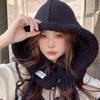 Fur Hood Balaclava Poggle Hooded Neck Warmer