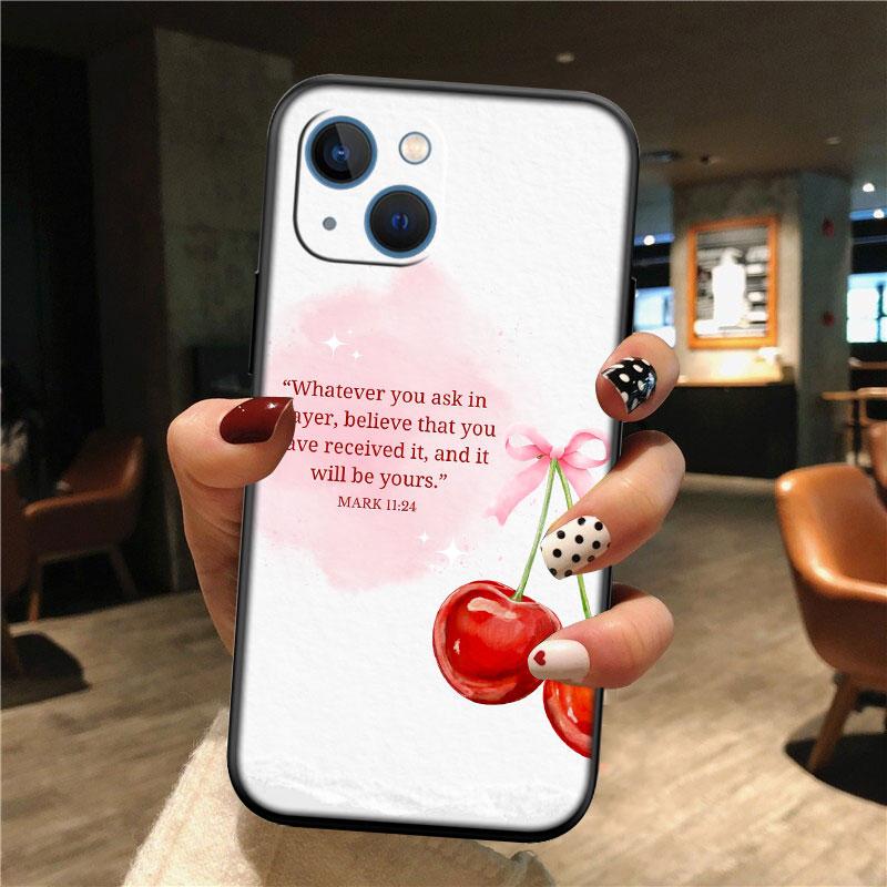 IK14 Bible Verse New High-End Shell Phone Case for Redmi Note 8 9 Pro Max 9S 9T 9C NFC 8T 8A 10A A4