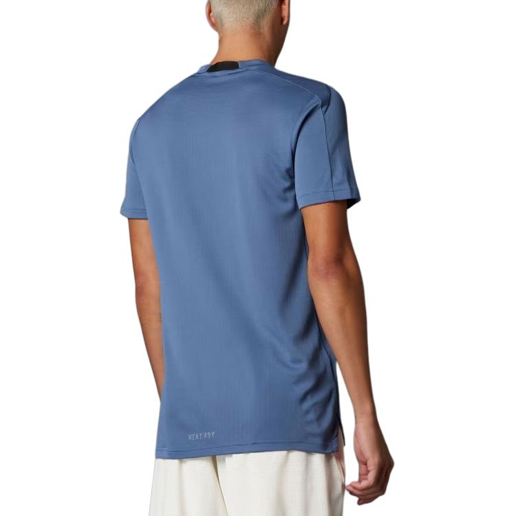 adidas Ontworpen Voor Training Hiit Workout Heat Rdy T-shirt Heren Tops Blauw IS3741