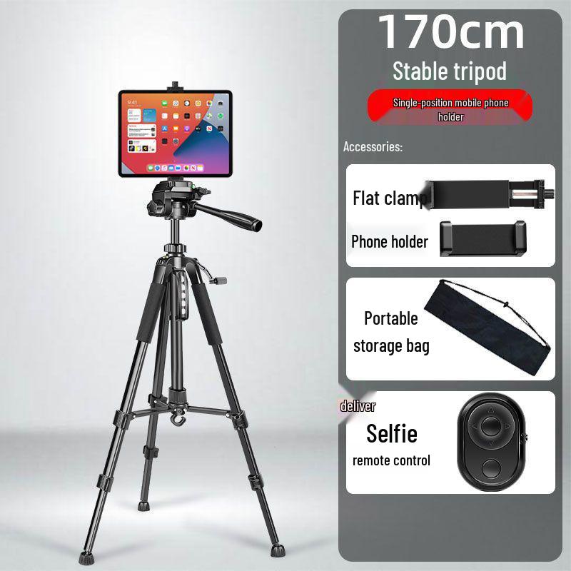 Adjustable Dual Phone Tablet Stand Tripod for Professional Outdoor Use