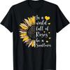 In A World Full Of Roses Be A Sunflower Flower Leopard Sunfl T-Shirt