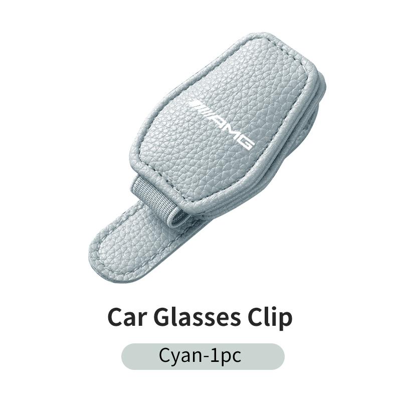 BTY4  Car Glasses Clip Sunshade Storage Clip Sunglasses Organize For Mercedes Benz AMG C180 C300 W124 W176 W177 C200 C260 GLC CLE CLA