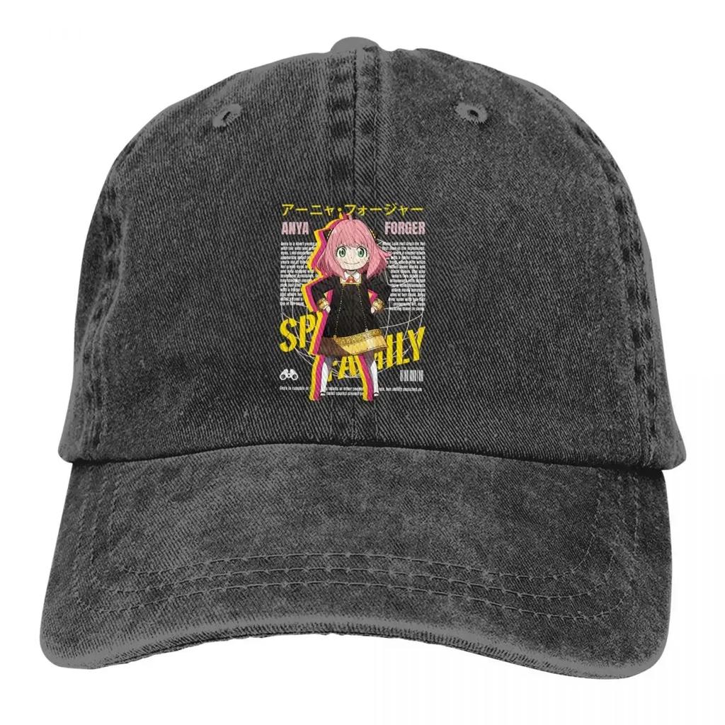 Anya Streetwear Style Baseball Caps Peaked Cap Spy X Family Anime Sun Shade Cowboy Hats for Men Trucker Dad Hat