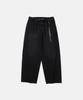 MOIF [Ss26] Wide 6P Belted Denim Pants / Rinsed Black