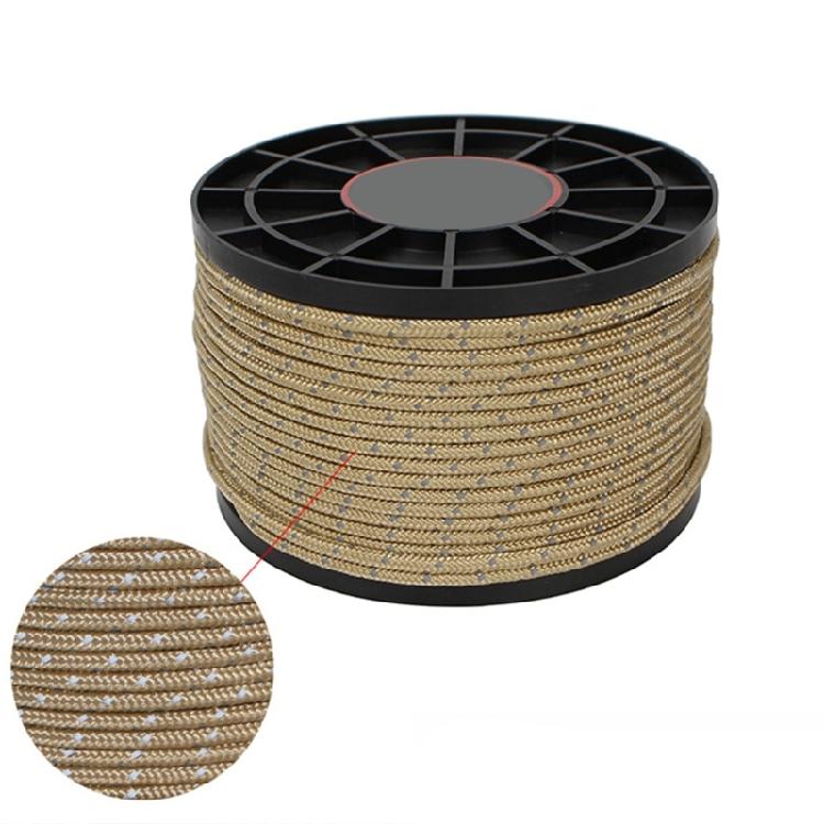 Reflektierende Zelt-Abspannleine, 4mm Zelt-Abspannseil Zelt Camping Seil Führungsseil für Outdoor Camping Wandern Markise Plane Zelte