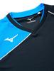 Mizuno ביגוד לכדורעף, חולצת משחק ארוכת שרוולים, מנדפת זיעה, מתייבשת במהירות, יוניסקס, V2MA8021, 92, שחור x כחול דיווה, מידה S