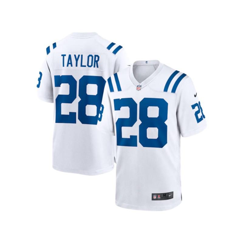 Mens Womens Indianapolis Colts NFL Football Jersey Custom Number 5 Or 28 Embroidered Sportswear Basketball Training Gym Wear
