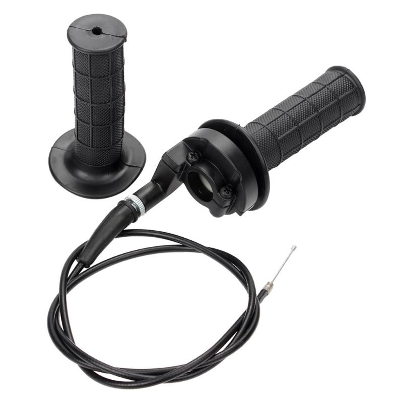 Throttle Handle Grip Bar and Throttle Cable Replacement for 50cc-250cc Dirt Bike