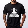 Programmer Cat Kitty Meow Animal Pet Computer Programming T Shirts For Men Short Sleeve Tee Tops T Shirt Design - Men's Summe...