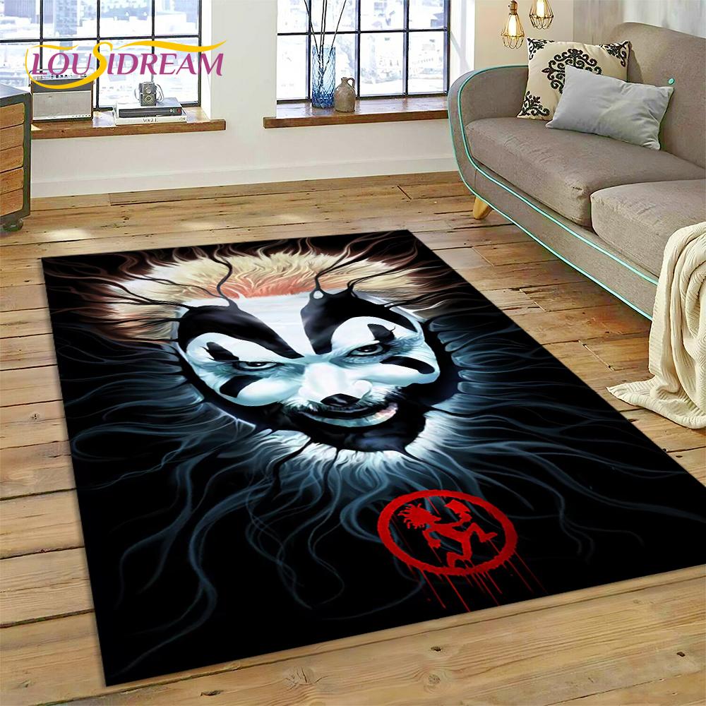 Insane Clown Posse Icp Juggalo Rap Metal Carpet Rug for Bedroom Living Room Home Sofa Decoration,Children Large Decor Floor Mat
