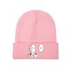 One Punch Man Knitted Hat Women's Unisex's Beanies Autumn Winter Hats Saitama OPM Oppai Anime Manga Crochet Melon Cap