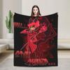 VOX H-Hazbin Hotel Alastor Game Blanket  Warm Soft Graphic Plush Throw Blanket For Couch Chair Bedspread Bed Cover