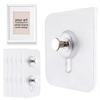 10 Pcs Strong Adhesive Hooks Picture Frame Poster No Drilling Hooks Waterproof Kitchen Bathroom Accessories Screw Hooks