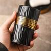Black Gold Ceramic Lotion Bottle Bathroom Supplies Ceramic Mouthwash Cup Luxury Hotel Bathroom Toiletries Set Press Bottle