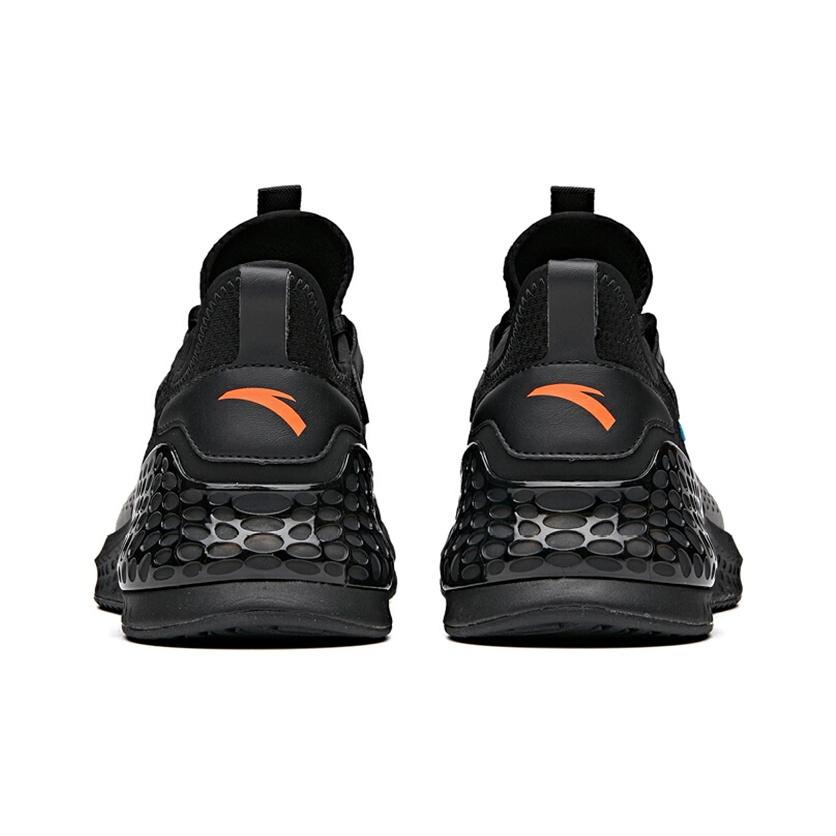 Anta C37 Series Shock Absorbing Non-Slip Durable Low-Top Running Shoes Men Sneaker Blue Black 912035532-4
