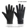 Winter New Touch Screen Warm Gloves for Men Washable Windproof Warm All Finger Gloves Outdoor Travel Skiing Running Equipment