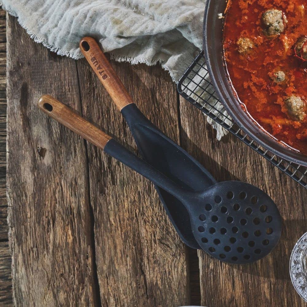 Staub Skimming Ladle Japanese Ustensiles Skimming Ladle "Silicon Ladle" [Authorized Product] 40503-100