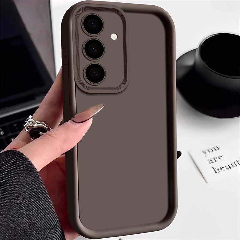 Soft TPU Case For Samsung Galaxy A16 A17 A56 A26 A55 A54 A35 A15 A06 A25 A34 A36 5G Shockproof Solid Color Silicone Phone Cover