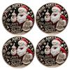 You Ain't Getting Shit Coin Funny Santa Claus Middle Finger Coin Novelty Metal Christmas Commemorative