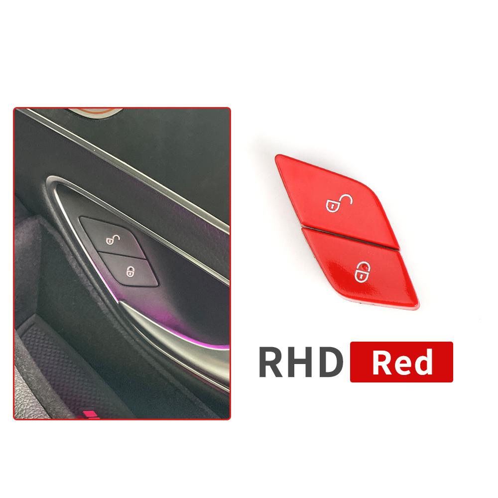 W205 W253 Car Front Door Lock Switch Button Level Central Lock Switch Cover For Mercedes  Benz C E GLC Class W213