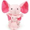 NC Dog Toy Plush Gloria Hoa Pink Elephant Polyester Foam Sheet