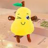 1Pcs Diy Decoration Cartoon Cute Fruit Induction Beat Qin Interaction Pear And Orange Electric Plush Sensing Toy Gift