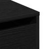 Drawer Cabinet Black 80 x 41 x 58 cm Engineered Wood