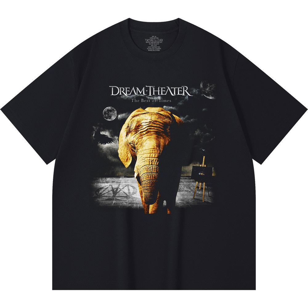 T-shirt Heavy Metal 100% Coton 230 G/m² Impression Groupe de Rock Musique Populaire Unisexe T-shirt Coton Épais
