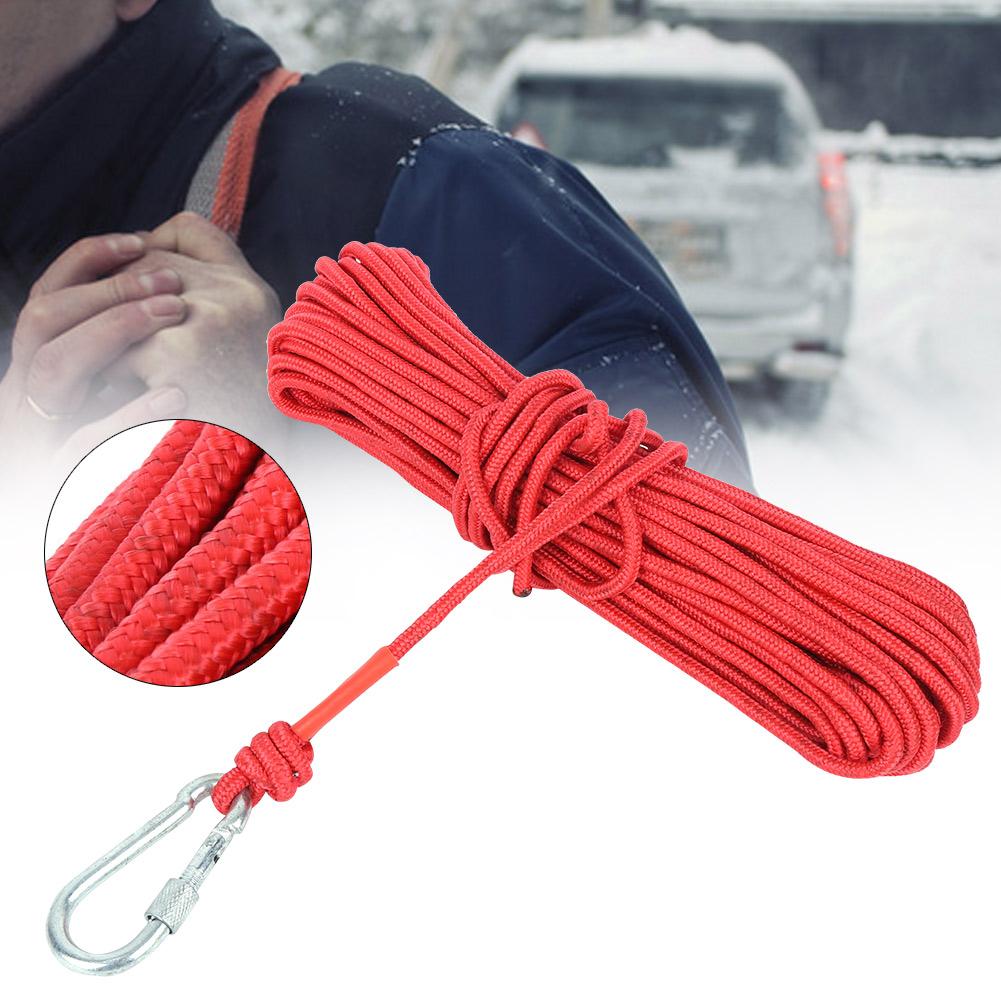 20M Fishing Strong Pull Force Treasure Hunting Salvage Rope with Carabiner