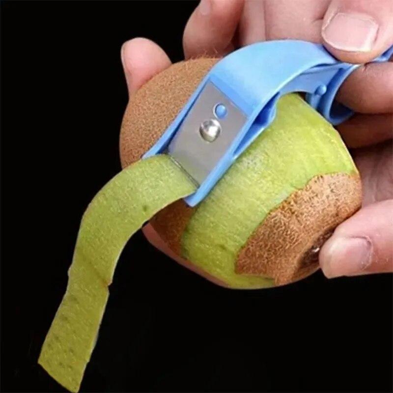 Fruit Apple Kiwi Peeler Orange Cutter Vegetable Stainless Steel Portable Manual Peeling Kitchen Tools Stripper Easy To Use Open Citrus Creative