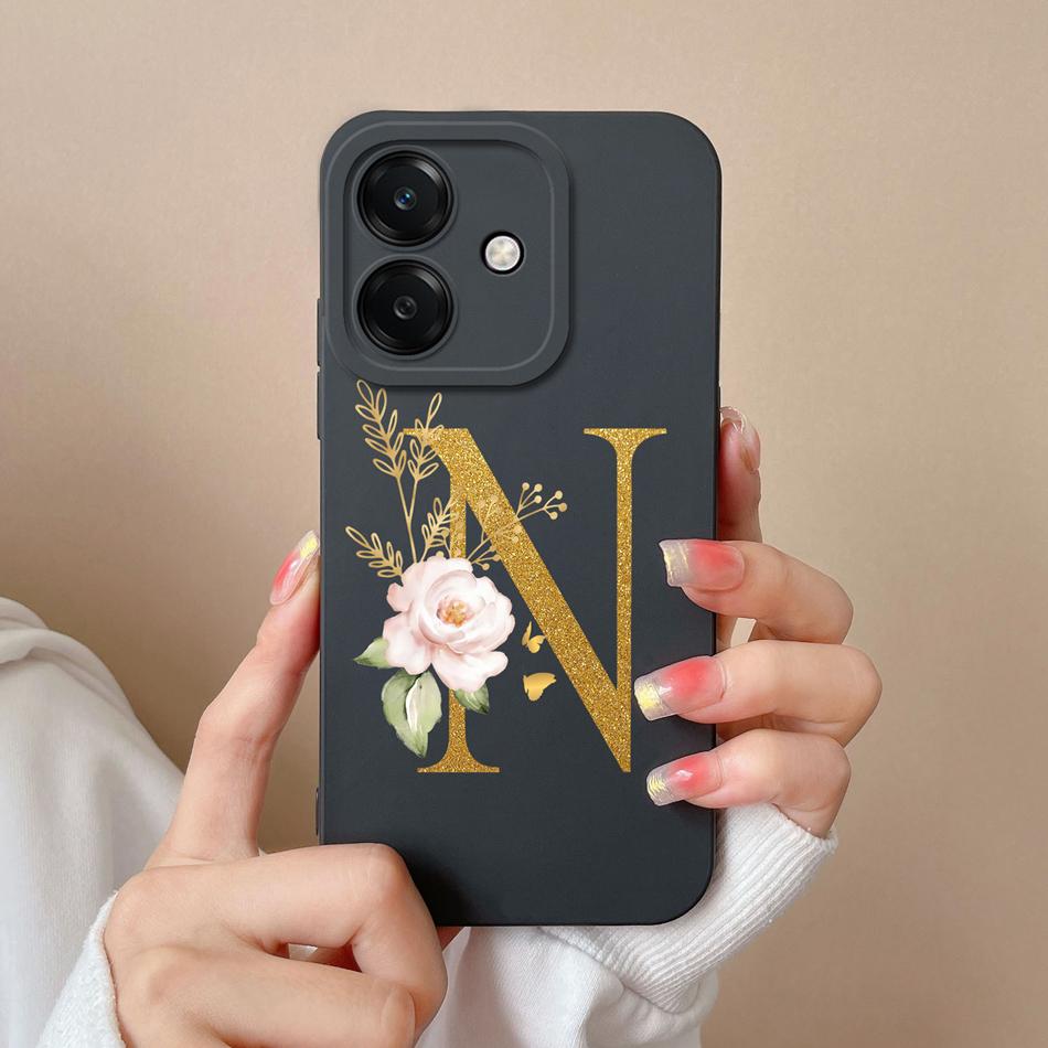 For Oppo A40 A40m A60 A80 Case Simple Letters Soft Liquid Silicone Anti Drop Phone Back Cover For Oppo A 60 4G 5G Couple Bumper