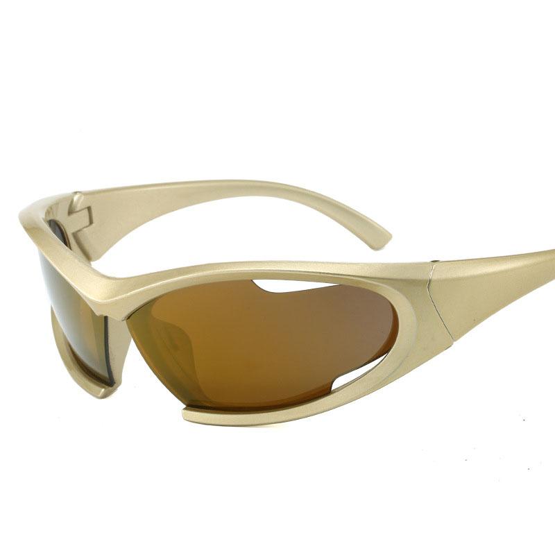 Punk Y2K Woman Sunglasses European American Stylish Outdoor Sun Glasses Future Technology Style Bicycling Sunglass