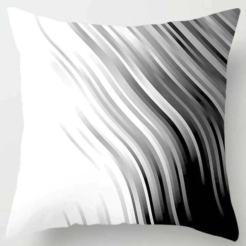 Ink Painting Style Printing Home Decoration Pillow Sleeve Polyester Square Pillow Cushion Cushion Pillow Cases Cojines Boho