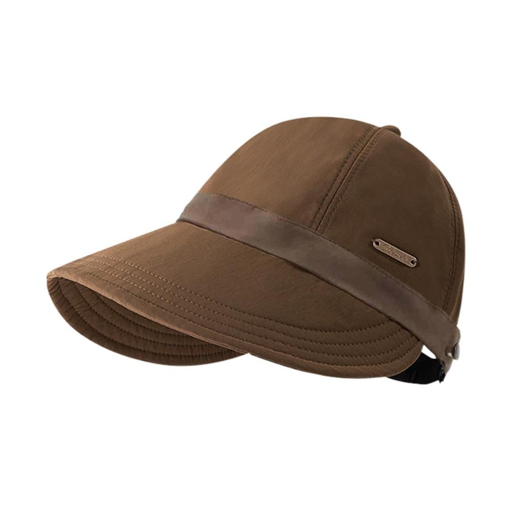 Gifts Color Matching Peaked Cap Can Hang Masks Dome Wide Brim Cap for Women Wide Eaves Sun Hats