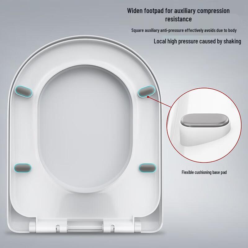 Larsd U-Shaped Soft-Close Toilet Seat