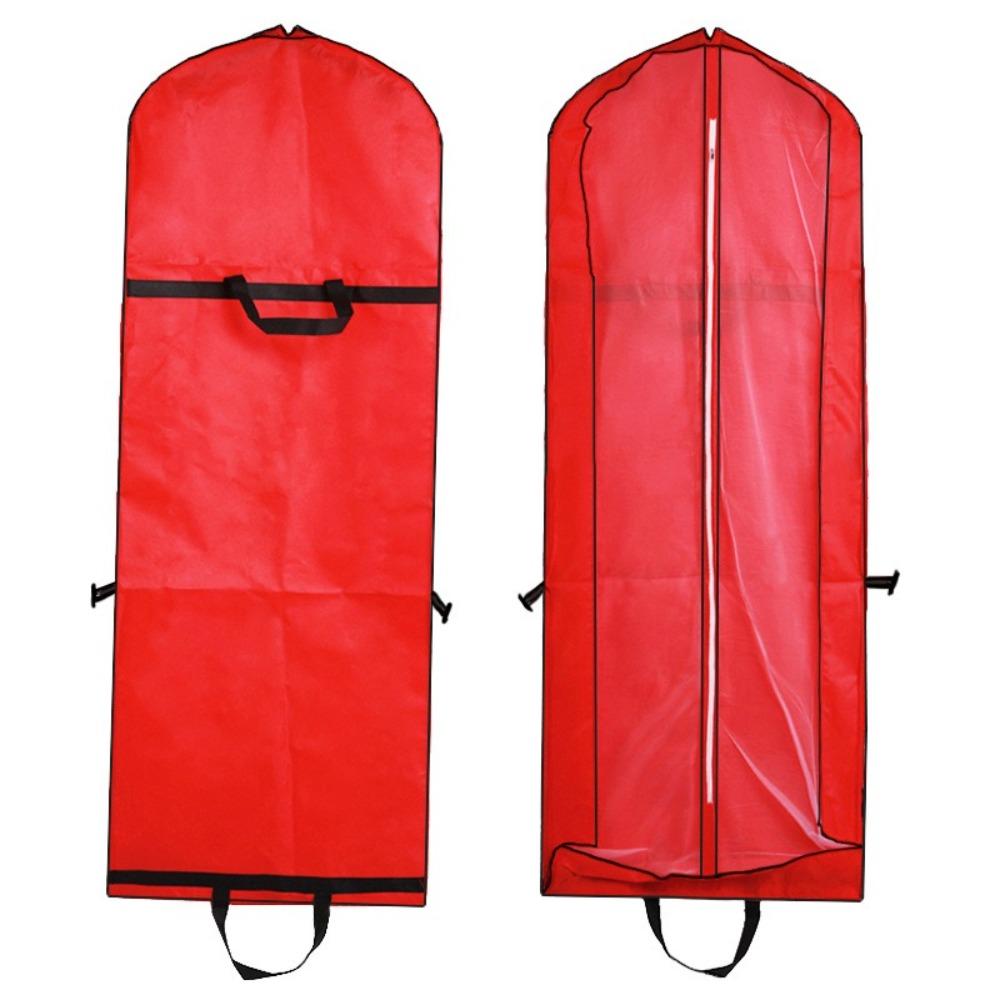 Foldable 150cm Dress Dust Cover Waterproof Foldable Dress Robe Storage Protective Bag Dustproof Dress Clothes Garment Suit Cover