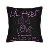 Lil Peep Pillowcase Printed Polyester Cushion Cover Decorative  Throw Pillow Case Cover Sofa Zippered 40X40cm