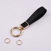 Women's Luxury Metal Leather Keychain Holder Men's Gadgets Couple Auto Keyring Accessories High Quality Car Key Holder