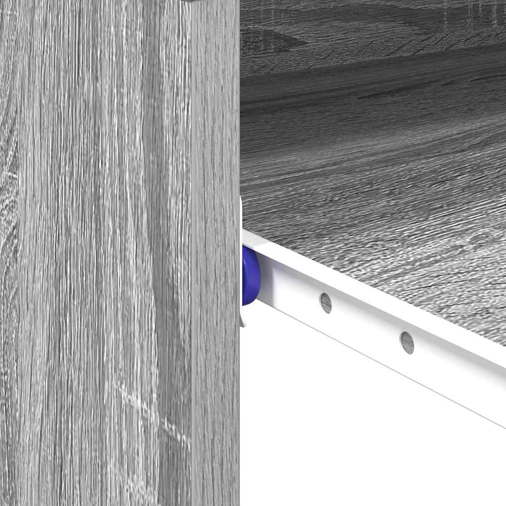 Desk Grey Sonoma 77.5 X 43 X 79 Cm Particleboard