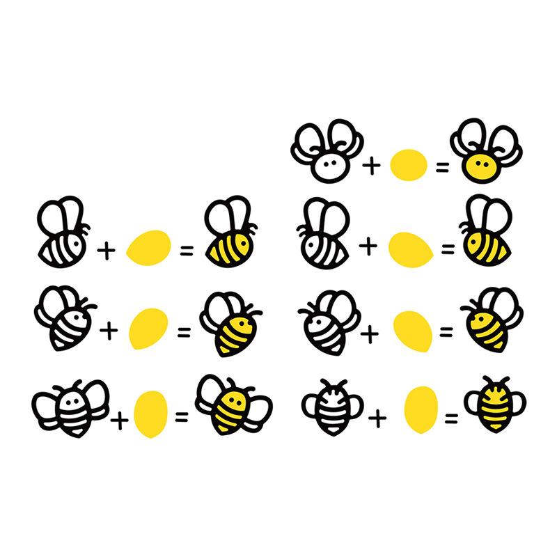 Funny Bee Äggskärning Dies Metall Stencil DIY Scrapbooking Album Papper Kort Prägling Hantverk Dekor Art Die Cut Game
