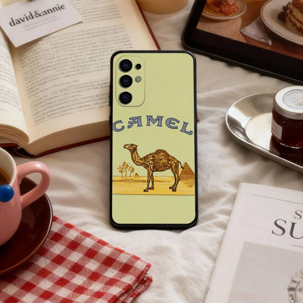 Cigarette-Brand J-Joe C-Camel Phone Case For Samsung S 25,24,23,22,30,21,10,9,Ultra,Plus,Lite,FE,4,5 G Soft Black Case