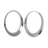 2PCS Headlight Trim Ring Headlamp Trim Ring Replacement for BMW Mini Cooper R50 R52 R53 20012006