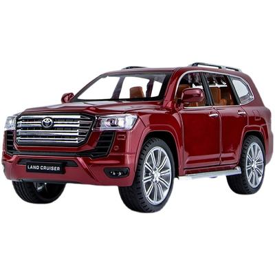 1/24 Toyota LAND CRUISER LC300 Alloy Diecasts Toy Vehicles Metal Toy Car Model Sound and Light Pull Back Collection Kids Toy