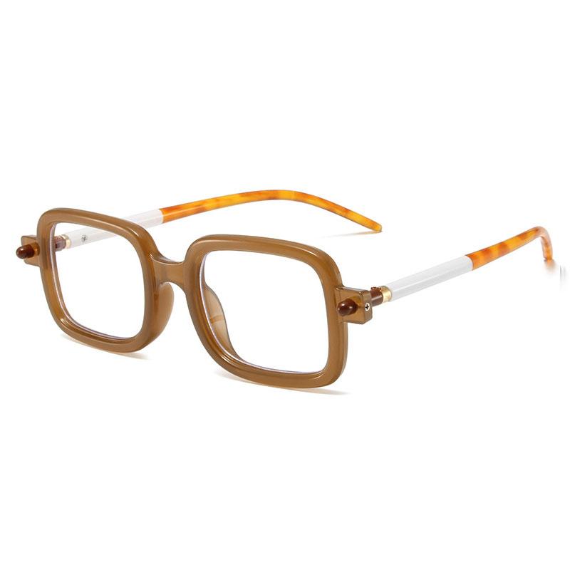 High Quality Retro Stylish Edgy Punk High End Designer Style Travel Friendly Square Shaped Female Male Women Sun Glasses