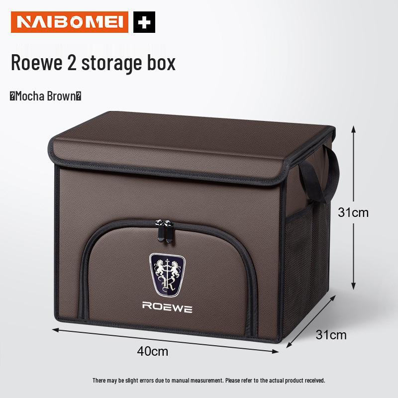 Compatible Car Trunk Organizer for Applicable Roewe Models: D6, D7, RX5, i5, i6, RX8, RX9E6 - Foldable Storage Box